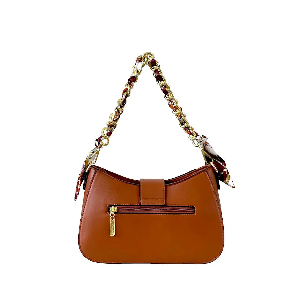 Bolsa Tiracolo Média Corrente Caramelo - Vegana - Loja