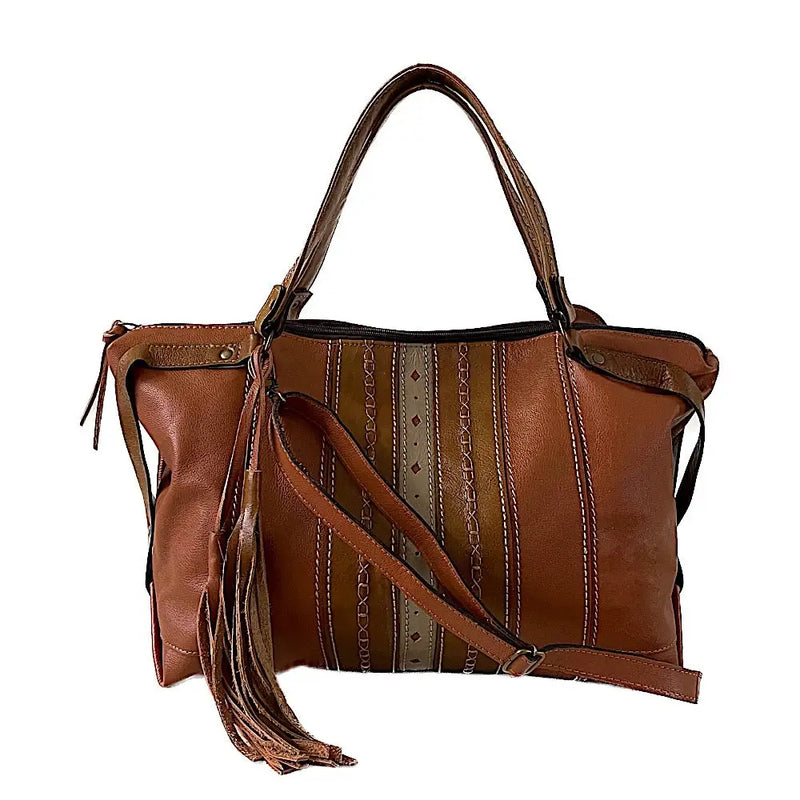 Bolsa Tote Couro Caramelo - Vegana - Loja Online - Its