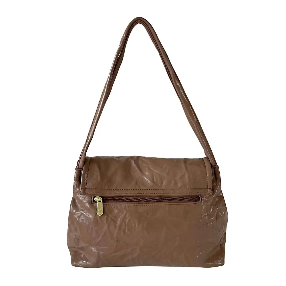 Bolsa Tote Couro Vegano Bege - Vegana - Loja Online - Its