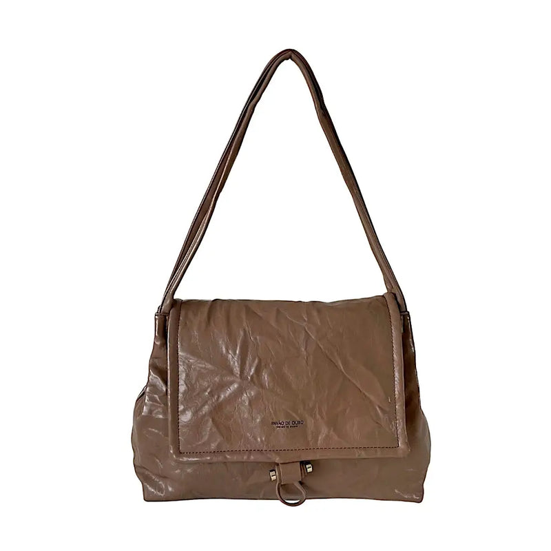 Bolsa Tote Couro Vegano Bege - Vegana - Loja Online - Its