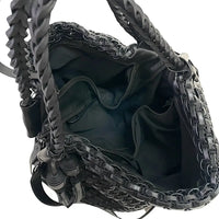 Bolsa Tote com Divisões Tela Couro Preto - Vegana - Loja