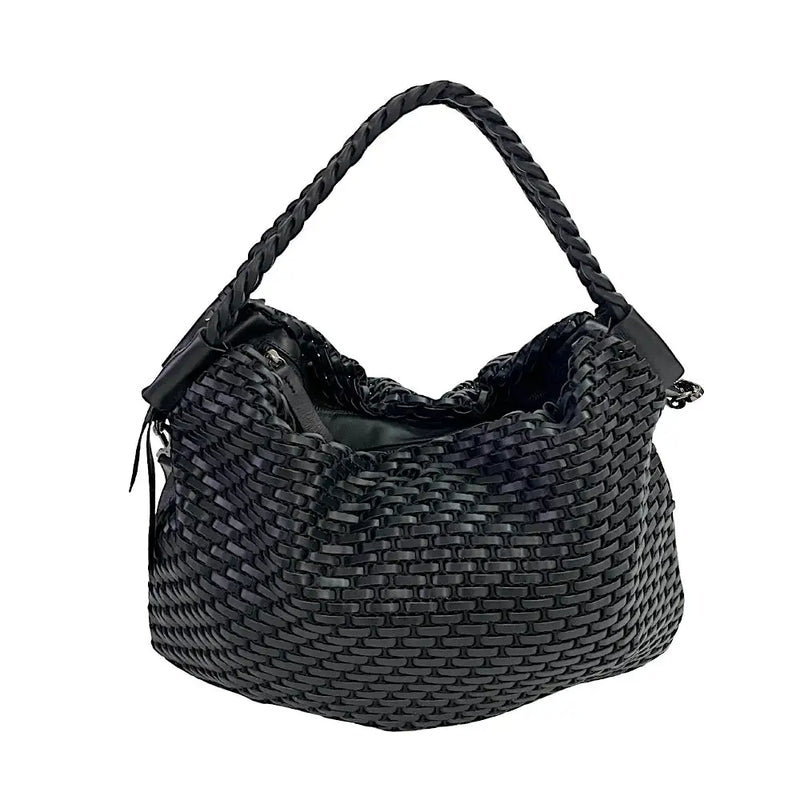 Bolsa Tote com Divisões Tela Couro Preto - Vegana - Loja