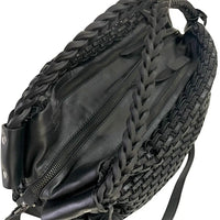 Bolsa Tote com Divisões Tela Couro Preto - Vegana - Loja