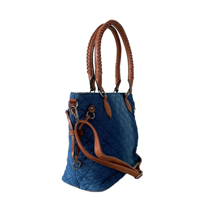 Bolsa Tote Jeans - Vegana - Loja Online - Its Couro