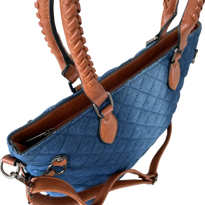 Bolsa Tote Jeans - Vegana - Loja Online - Its Couro