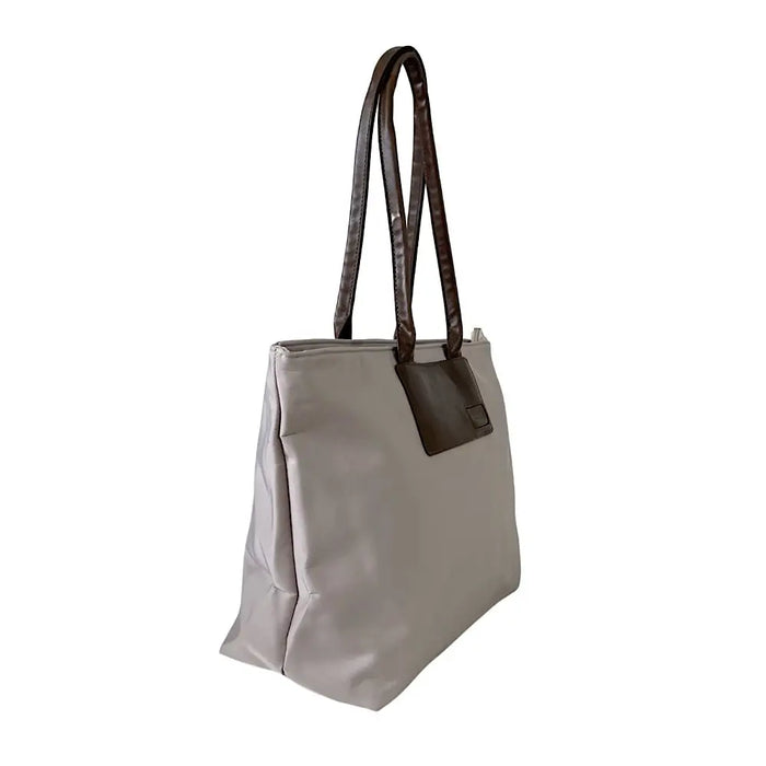 Bolsa Tote Nylon Bege - Vegana - Loja Online - Its Couro