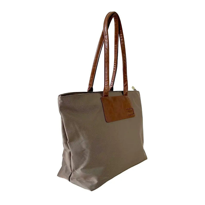 Bolsa Tote Nylon Caqui - Vegana - Loja Online - Its Couro