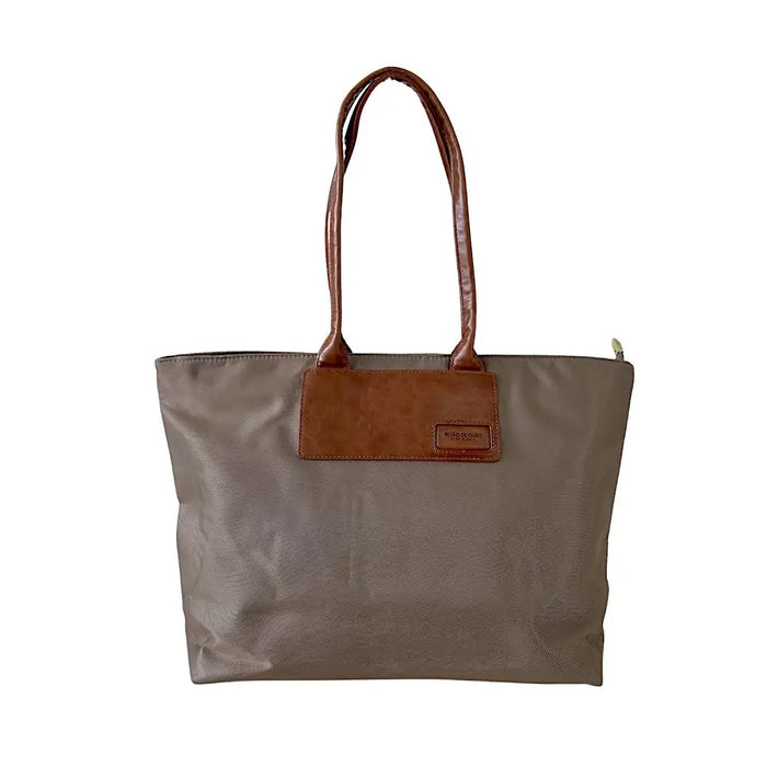 Bolsa Tote Nylon Caqui - Vegana - Loja Online - Its Couro