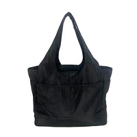 Bolsa tote em nylon preto | leve durável e super organizada