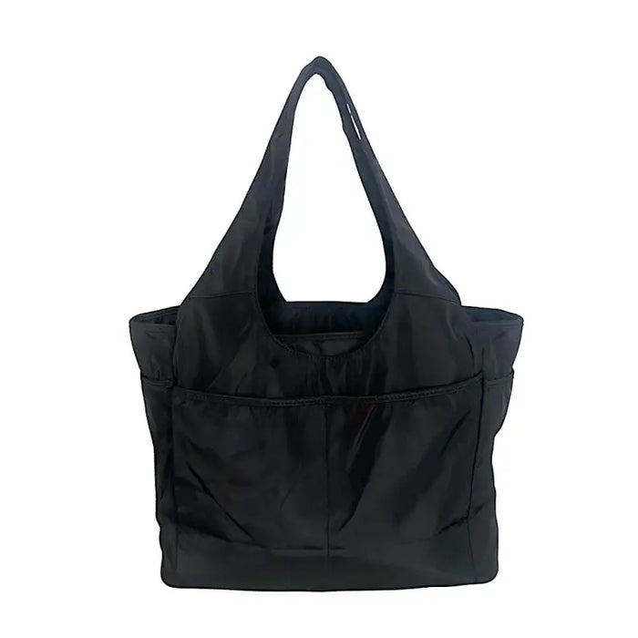 Bolsa tote em nylon preto | leve durável e super organizada
