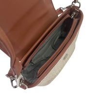 Bolsa Tote Pequena Ráfia Sintética Caramelo - Vegana - Loja