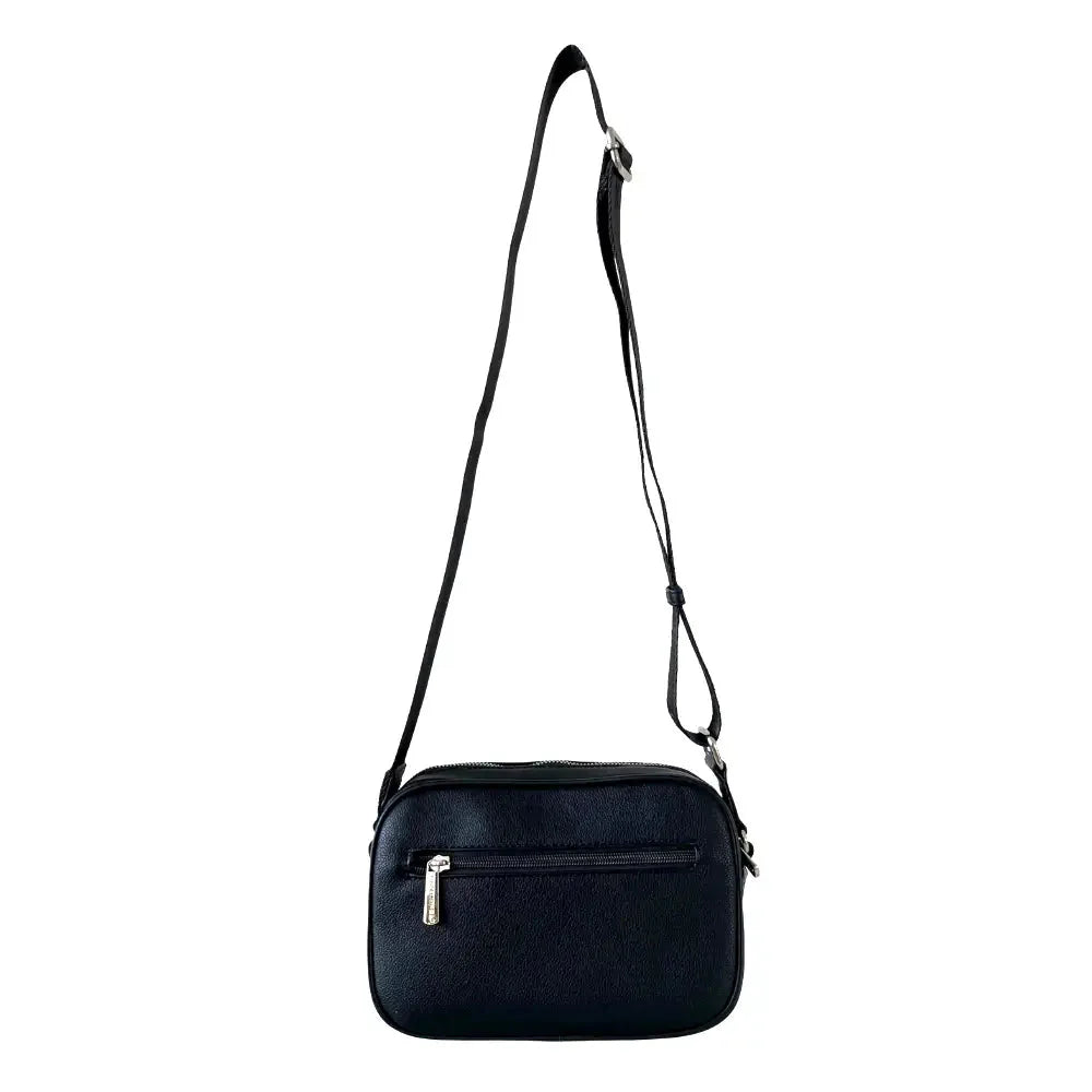 Bolsa Transversal Média Preta - Vegana - Loja Online - Its