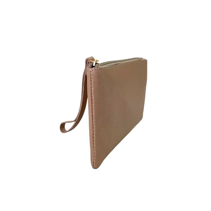 Carteira Grande Couro Bege - Bolsa Vegana - Loja Online