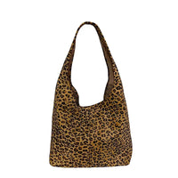 Frente da Bolsa Hobo Animal Print Onça