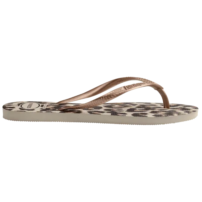 Havaianas Slim Animals Bege - Bolsa Vegana - Loja Online