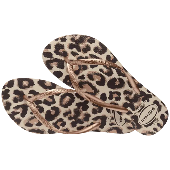 Havaianas Slim Animals Bege - Bolsa Vegana - Loja Online