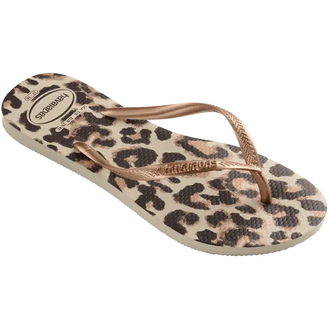 Havaianas Slim Animals Bege - Bolsa Vegana - Loja Online