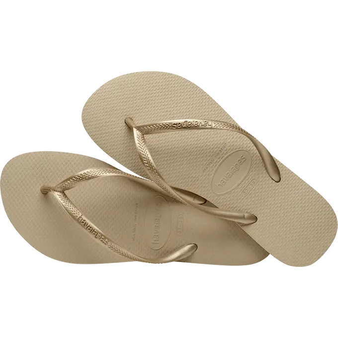 Havaianas Slim Areia Dourado - Bolsa Vegana - Loja Online