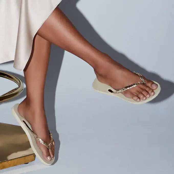Havaianas Slim Glitter Areia - Bolsa Vegana - Loja Online