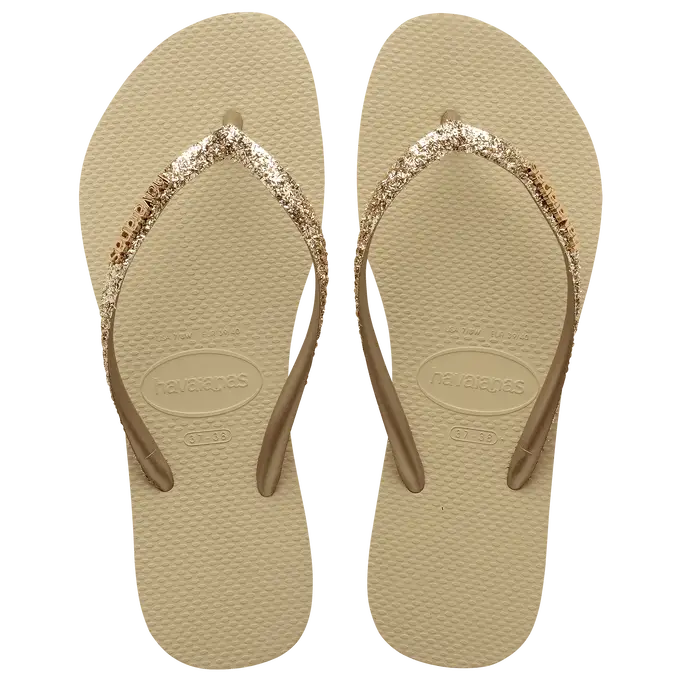 Havaianas Slim Glitter Areia - Bolsa Vegana - Loja Online