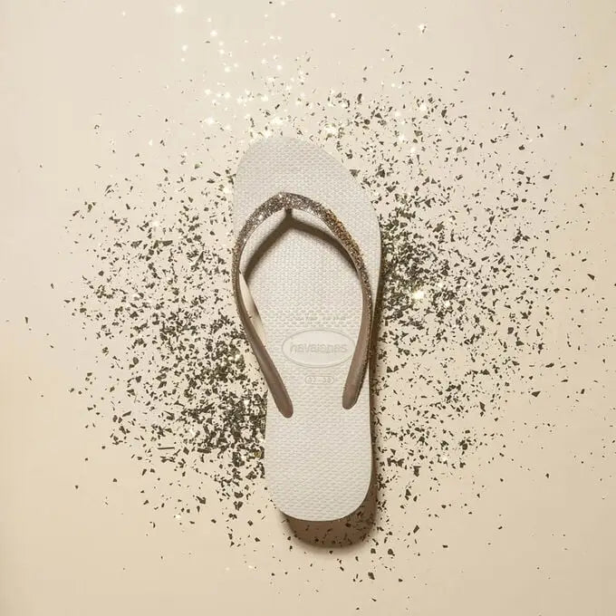 Havaianas Slim Glitter Areia - Bolsa Vegana - Loja Online