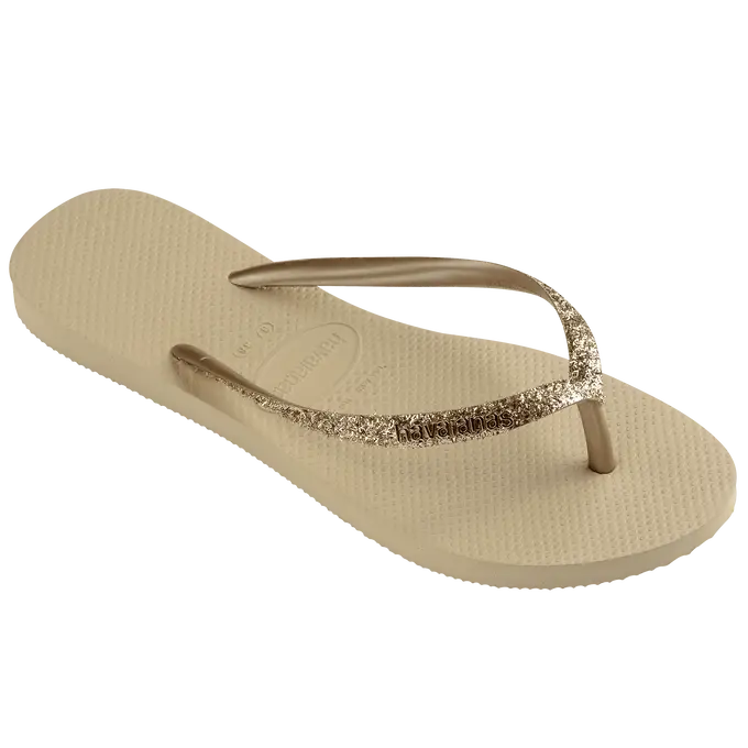 Havaianas Slim Glitter Areia - Bolsa Vegana - Loja Online