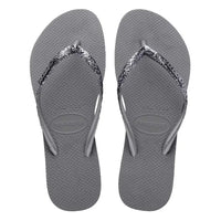 Havaianas Slim Glitter Cinza - Bolsa Vegana - Loja Online
