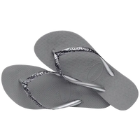 Havaianas Slim Glitter Cinza - Bolsa Vegana - Loja Online