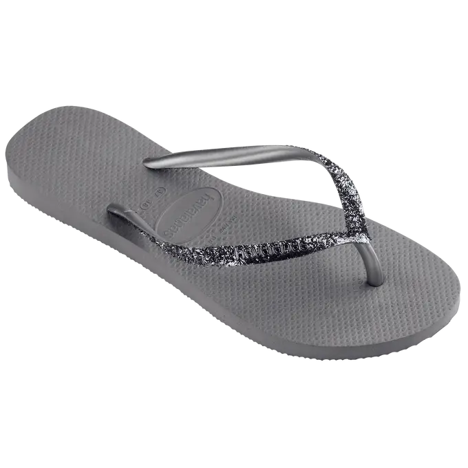 Havaianas Slim Glitter Cinza - Bolsa Vegana - Loja Online
