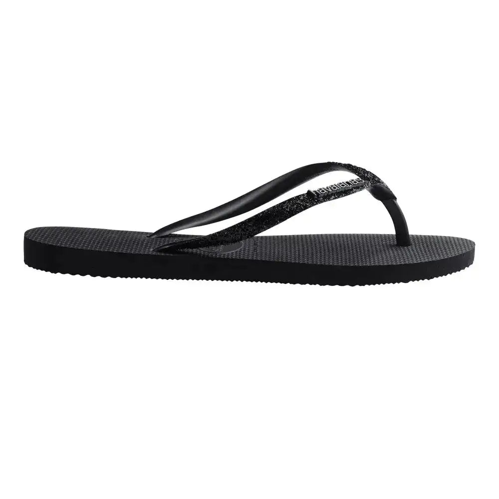 Havaianas Slim Glitter Preta - Bolsa Vegana - Loja Online