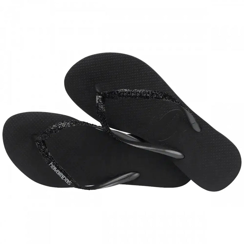 Havaianas Slim Glitter Preta - Bolsa Vegana - Loja Online