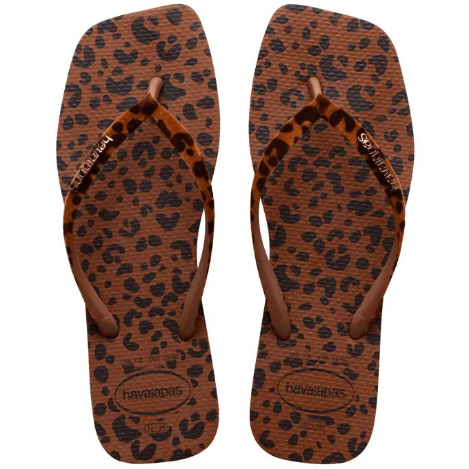 Havaianas Slim Square Velvet Caramelo Bolsa Couro Loja