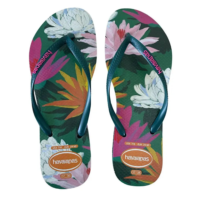 Havaianas Slim Summer Bliss Verde - Bolsa Vegana - Loja