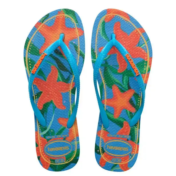 Havaianas Slim Tropical Turquesa - Bolsa Vegana - Loja