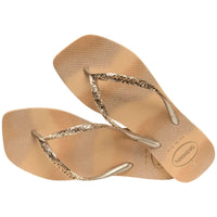 Havaianas Square Glitter Party Dourado - Bolsa Vegana