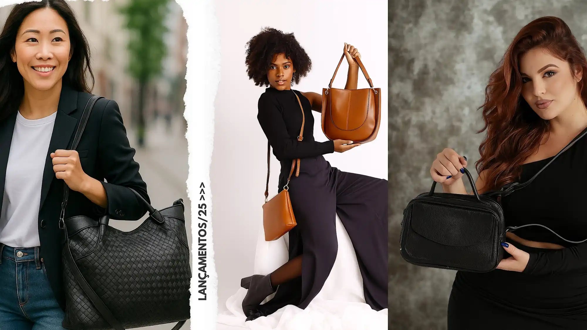 Lançamentos em bolsa feminina