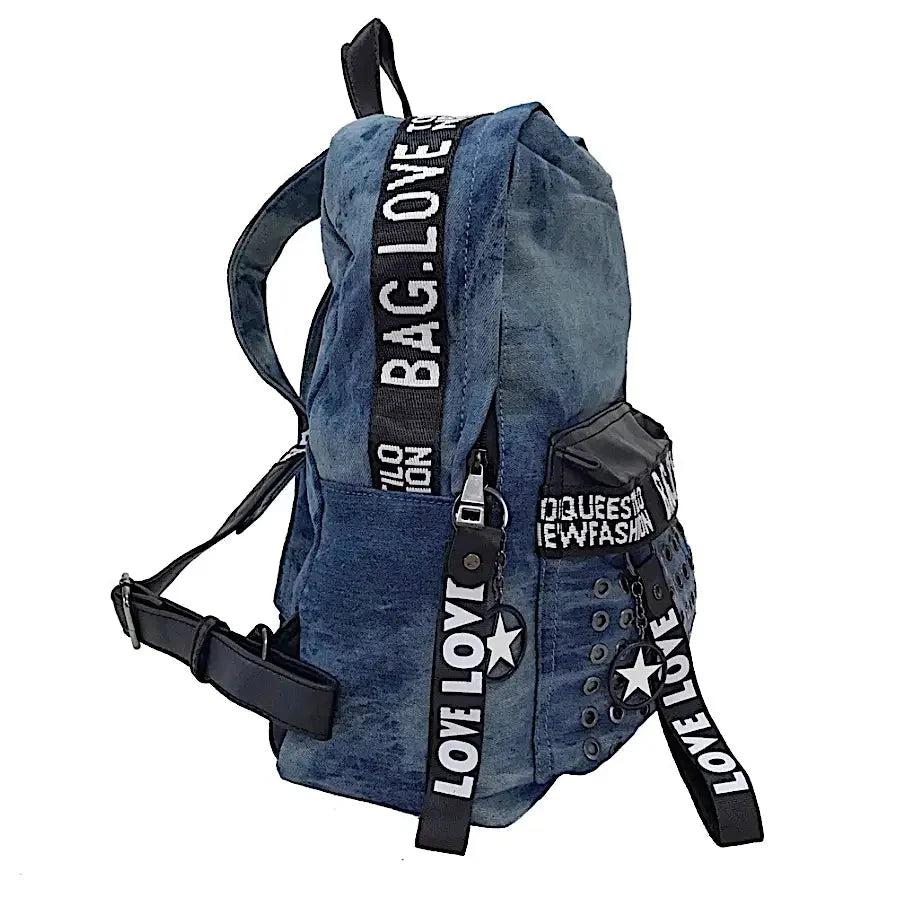 Mochila Jeans - Bolsa Vegana - Loja Online - Its Couro