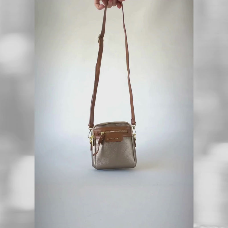 Bolsa Tiracolo Média Bronze